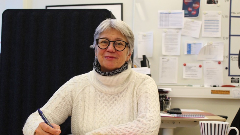 "Det går helt enkelt inte att effektivisera mer i skolan nu", säger Anqi Åström, ordförande i Sveriges lärare, Västervik.