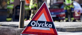 Polisen fann knark vid trafikolycka