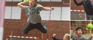 Provar på handboll under leksamma former • "Viktigt att nå ut till barn och ungdomar"