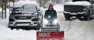 Snön ställer till det i Nordamerika