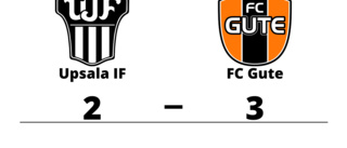 FC Gute vinnare mot Upsala IF i P 17 division 1 Region 5 Grupp 1 herr