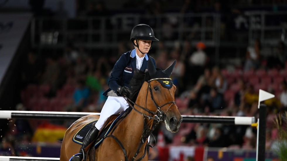 Sveriges Malin Baryard Johnsson tog en pallplats vid GCT-tävlingen i New York. Arkivbild.