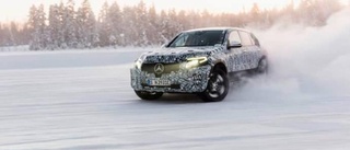 Mercedes testar elbil i Arjeplog