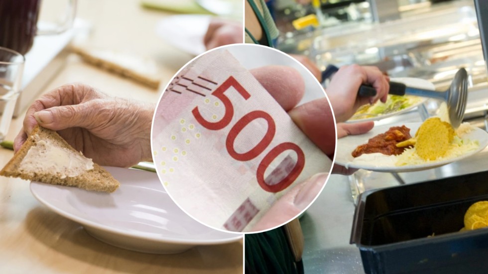 Olivolja ersätts med solrosolja och pannbiffar med köttfärssås när kommunen tvingas anpassa sig efter prishöjningarna på mat.