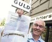 Guldsmeden fick tillbaka 
stulet guld ? efter drygt 10 år