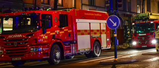 Pizzeria i brand i Nacka