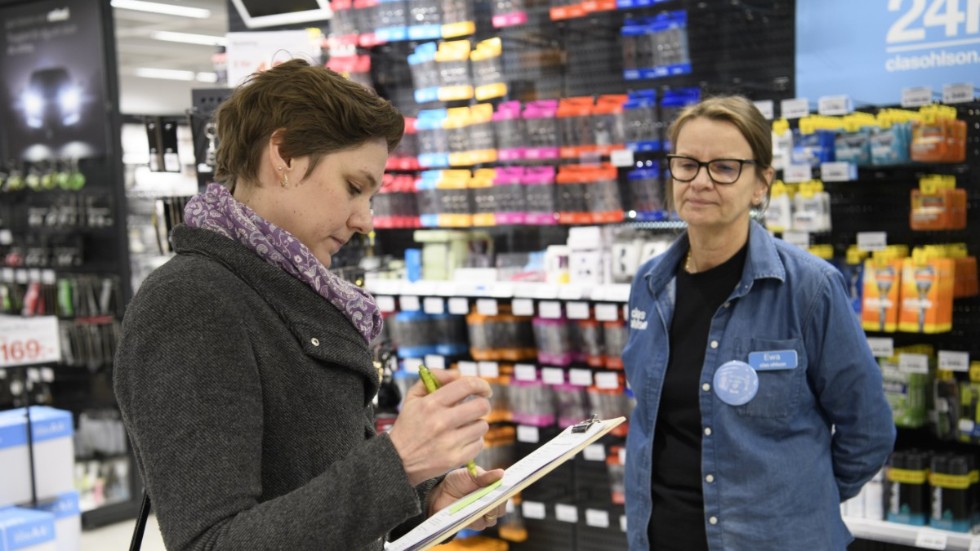 Ewa Olsén på Clas Ohlson tycker inspektionerna är bra.