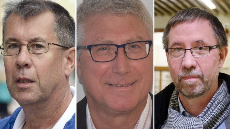 Bernt Drugge (SD), Johan Sellin (M) och Anders Pettersson har synpunkter på korrigeringen.