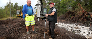 Nu grävs sista etappen för vatten i Östergarn