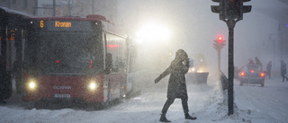 SMHI behåller trippelvarning – stora snömängder ska ned