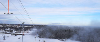 Söder i skugga när snökanonerna bjuder på frostdimma