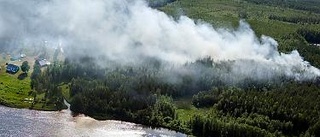 Skogsbrand i Tvärån