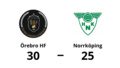 Norrköping föll mot Örebro HF med 25-30