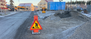 Gata på Tosterön har flyttats och smalnats av