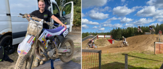 Från traktorn till SM i motocross: "Väldigt rolig sport"