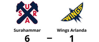 Wings Arlanda utklassat av Surahammar borta – med 1-6