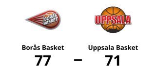 Uppsala Basket förlorade jämn match borta mot Borås Basket