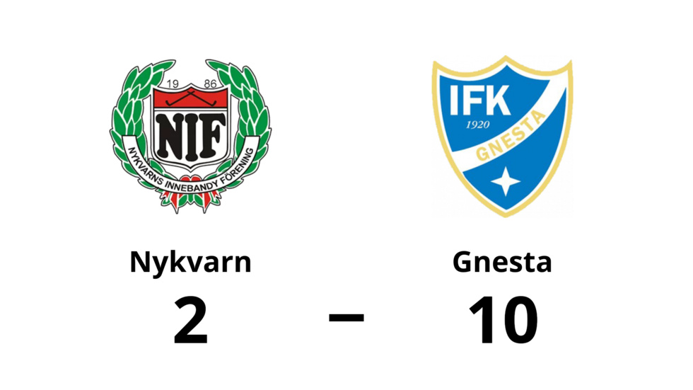 Nykvarn förlorade mot IFK Gnesta