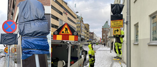 Gata mitt i Eskilstuna stängs av – för bilar