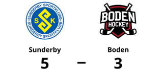 Sunderby har fem raka segrar – vann mot Boden med 5-3