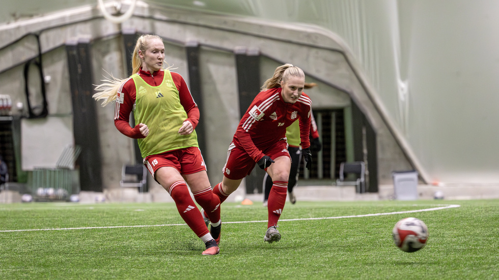 Piteå IF dam, Maggy Henschler och Emma Viklund.