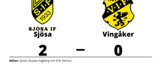 Gustav Hagberg och Erik Stenius matchvinnare när Sjösa vann