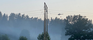 Teorin: Blixtnedslag för ett par dagar sedan kan ha orsakat svåra skogsbranden