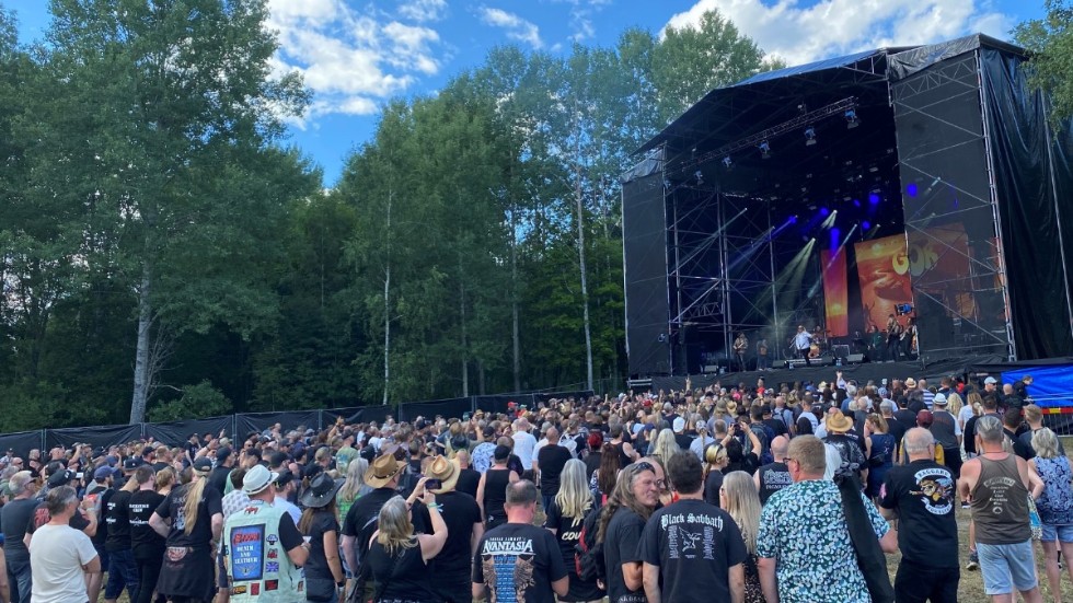 Skogsröjet i Rejmyre lockade många besökare. 