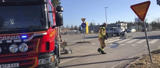 Trafikolycka i centrala Katrineholm – fyra personer till sjukhus