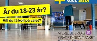 ERBJUDANDE: Gratis digital prenumeration för alla förstagångsväljare