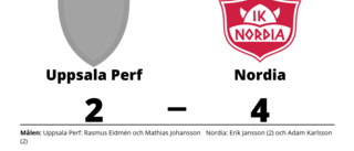 Seger för Nordia mot Uppsala Perf