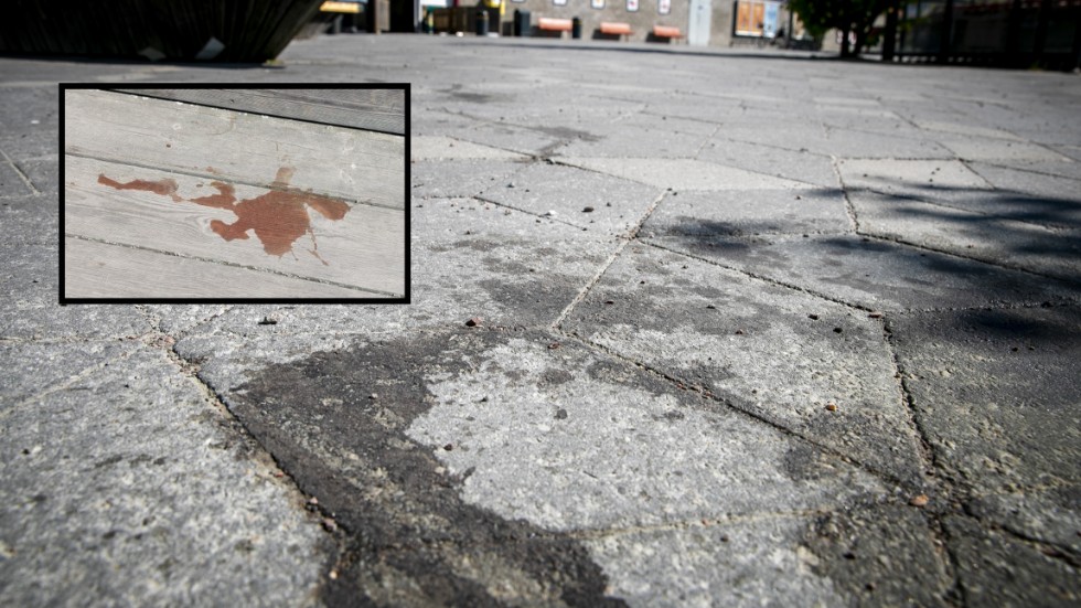 "Olyckligt att kommunen inte har rutiner för att fånga upp sånt här", säger tipslämnaren. Bilden är tagen den 12 juni när platsen delvis sanerats. Den ifälda bilden är tagen av tipsaren innan det sanerades.