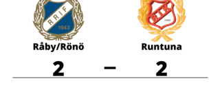 Oavgjort för Råby/Rönö hemma mot Runtuna