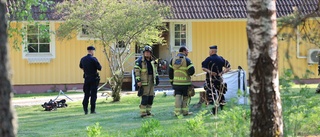 Villa "totalt rökskadad" efter brand