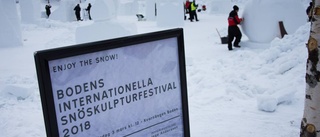 Internationell snöskulpturfestival i Boden