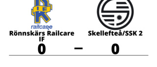 Rönnskärs Railcare IF och Skellefteå/SSK 2 kryssade