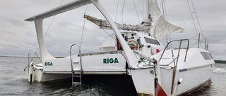 Inga åtgärder vid strandade katamaranen