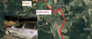 Vansinnesfärd stoppades med spikmatta – nu döms föraren