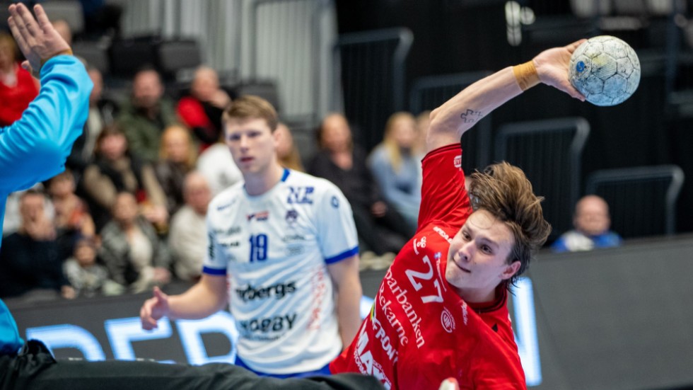 Johan Palm liksom hela förvaret var lysande mot Aranäs. Nu väntar Redbergslid i ännu en viktig match.