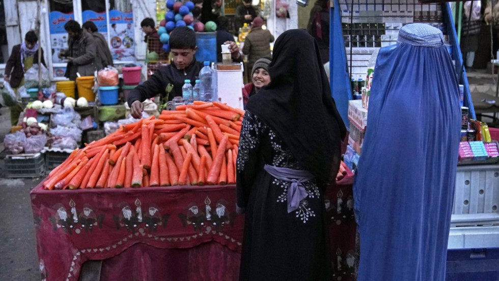 Utöver tvånget att bära burka eller liknande, har halva Afghanistans befolkning fått yrkes- och studieförbud. Arkivbild.