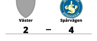 Väster förlorade hemma mot Spårvägen