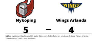 Nyköping vann i förlängningen mot Wings Arlanda