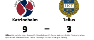 Katrineholm utklassade Tellus på hemmaplan