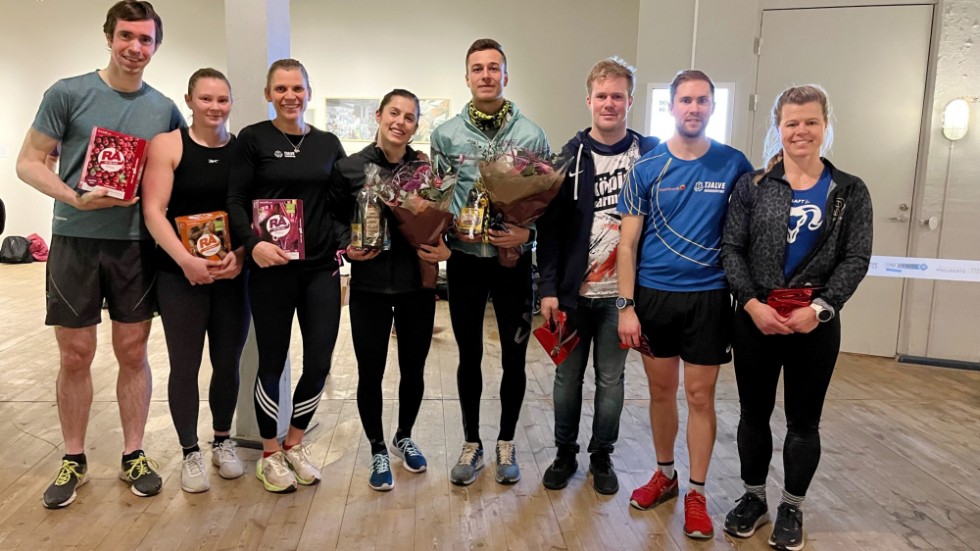 De bästa löparna i Trapploppet 2022.