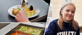 Livia, 12, om skolmaten: "Fruktansvärd • Nu lovar kommunen bättring – mindre vegetariskt och fler "populära rätter"