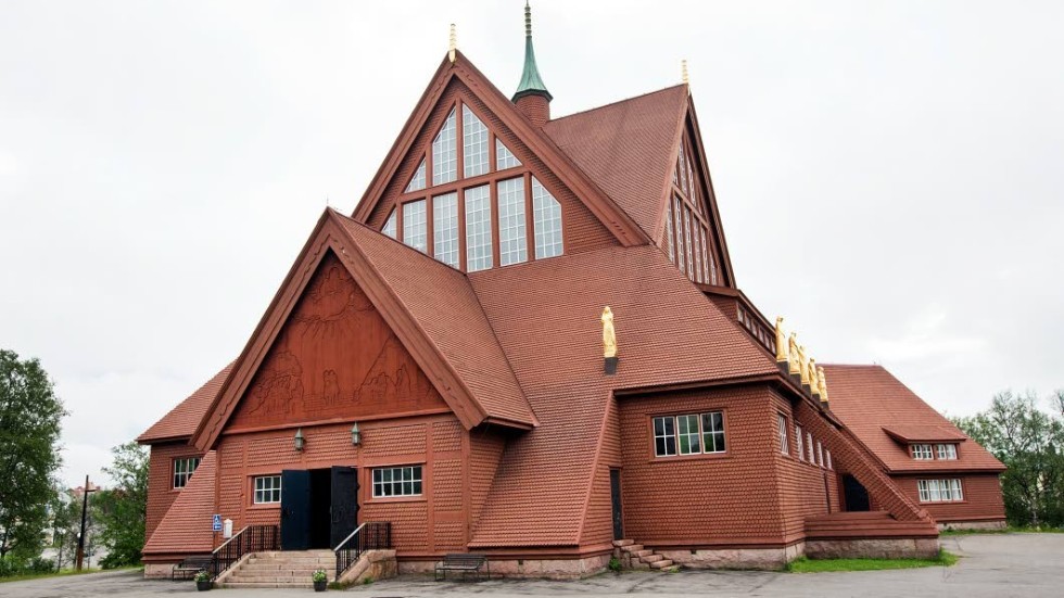 Kiruna kyrka har öppet under kvällen onsdagen den 13 juli.