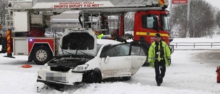 Olyckstätt i snömodden