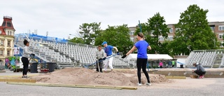 Här laddas det för beachvolleyfest