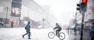 Vädervarning: Kraftigt snöfall