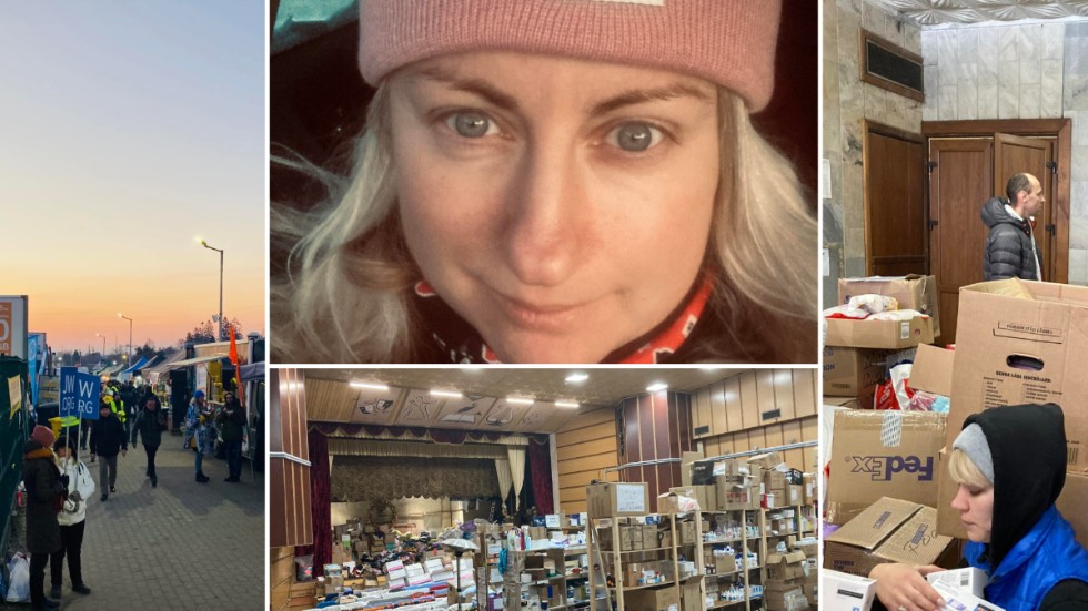 Här är några av de bilder Elin Pettersson har tagit på sin resa till den polska gränsen och det krigsdrabbade Ukraina.
